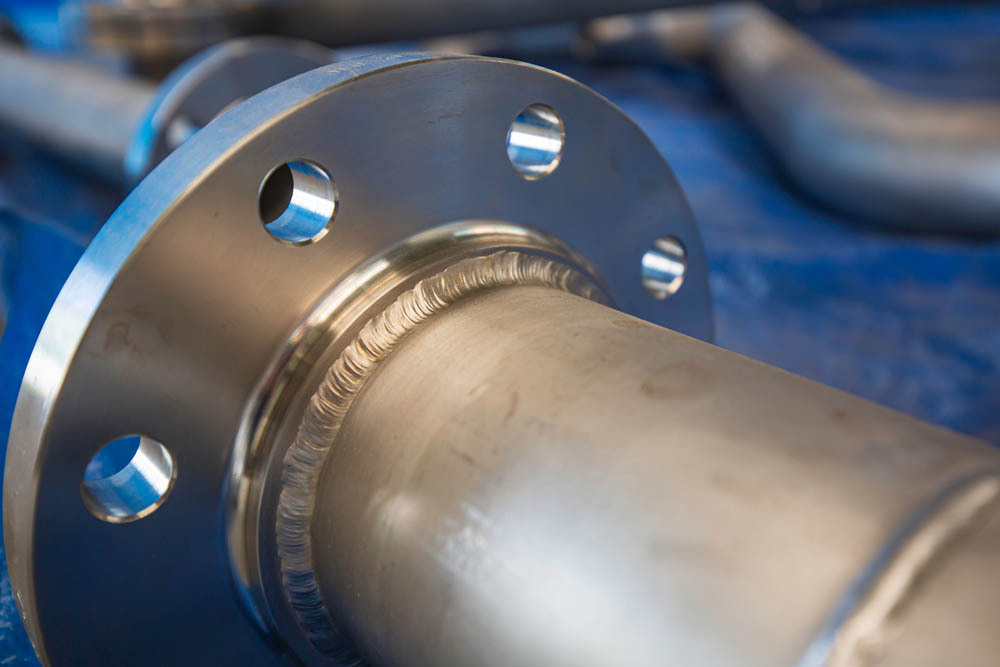 Aerospace electropolished and passivated parts